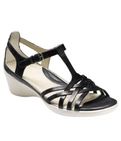 Ecco Sculptured Sign T-Strap Sandals