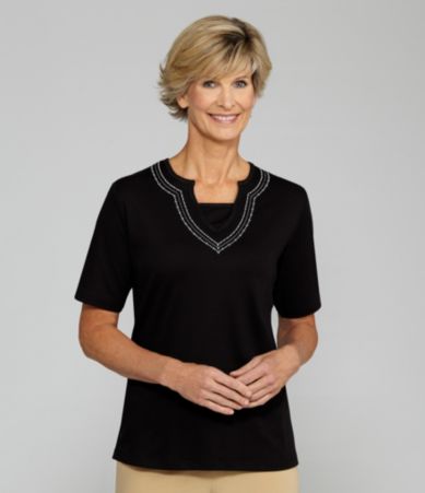 Allison Daley II Splitneck Top