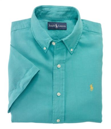 Polo Ralph Lauren Classic-Fit Linen-Silk Blend Sportshirt