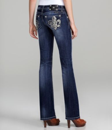 Miss Me Jeans Fleur de Lis Bootcut Jeans $109.00