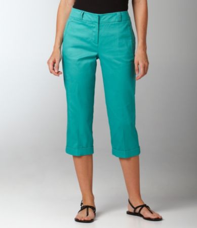 Westbound Cuffed Twill Capri Pants
