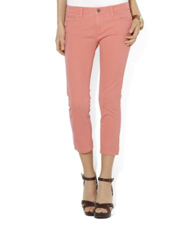 Lauren Jeans Co. Slimming Cropped Modern Straight Jeans