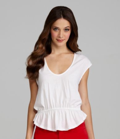 Alternative Apparel Morning Glory Peplum Top $58.00