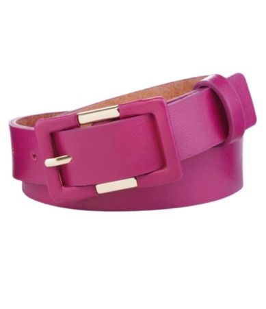 Tre Vero Leather Skinny Belt
