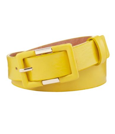 Tre Vero Leather Skinny Belt