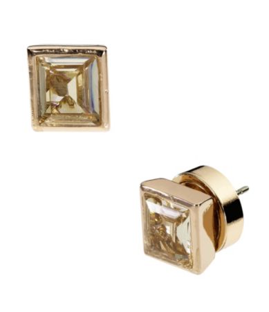 Michael Kors Baguette CZ Stud Earrings