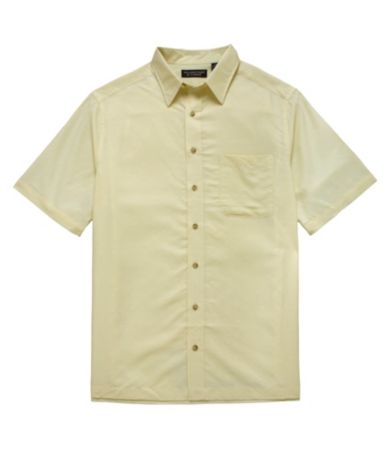 Roundtree & Yorke Big & Tall Polynosic Diamond Dobby Shirt