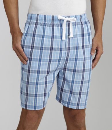 Roundtree & Yorke Poplin Woven Sleep Shorts