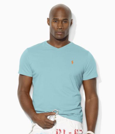 Polo Ralph Lauren Big & Tall Classic-Fit Cotton V-Neck T-Shirt
