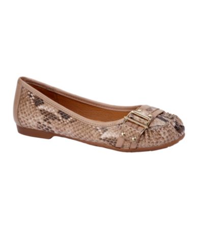 Nurture Gayle Snake-Print Flats