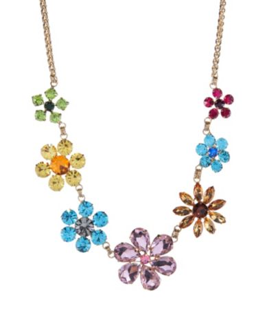 Cezanne Garden Party Flower Statement Necklace