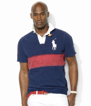 Polo Ralph Lauren Big & Tall Classic-Fit Pieced Cotton Rugby Shirt