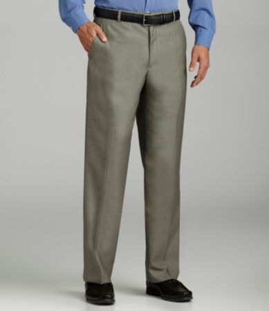 Perry Ellis Flat-Front Dress Pants
