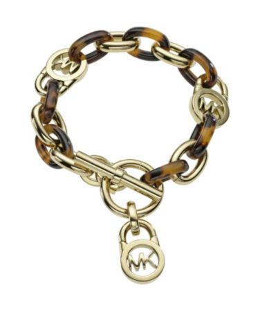Michael Kors Tort Link Toggle Bracelet $95.00