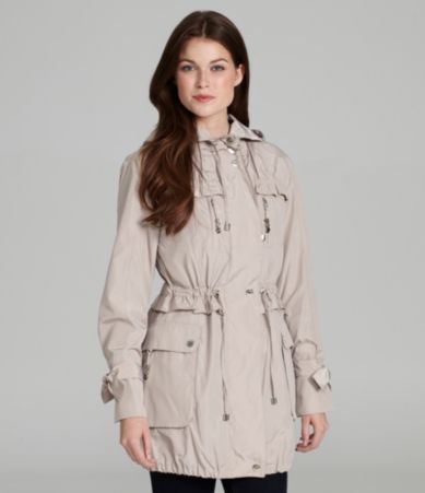 Betsey Johnson Ruffle Faux-Fur-Lined Anorak Jacket