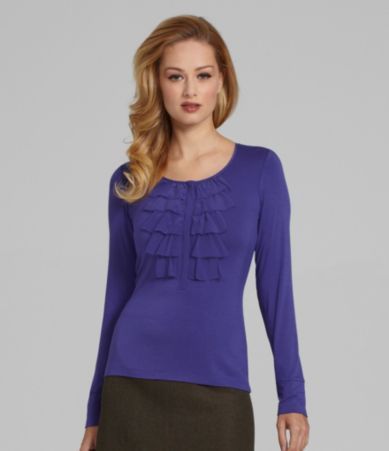 Antonio Melani Mary Ruffle Top