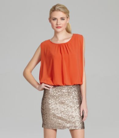 MM Couture by Miss Me Sleeveless Chiffon Dress