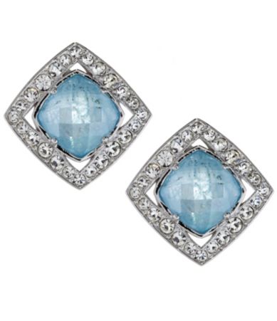 Nadri Bouquet Square Stud Earrings