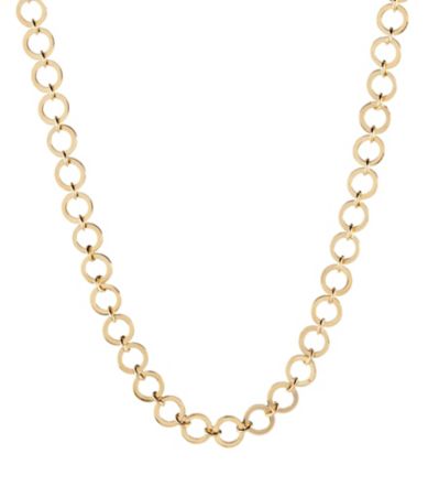 Dillard�s Tailored Long Circle Link Necklace