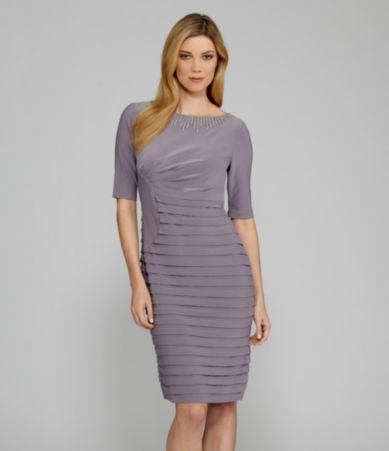 Adrianna Papell Fitted Banded Dress