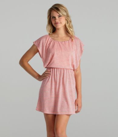 Copper Key Striped Blouson Dress