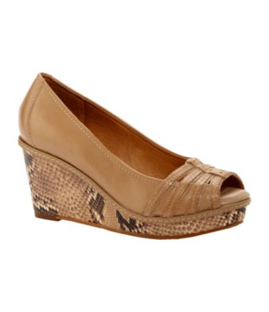 Nurture Carmen Snake-Print Wedges