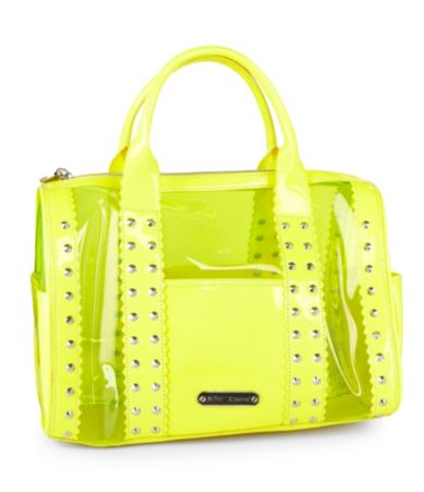Betsey Johnson Neon Lights Jelly Satchel