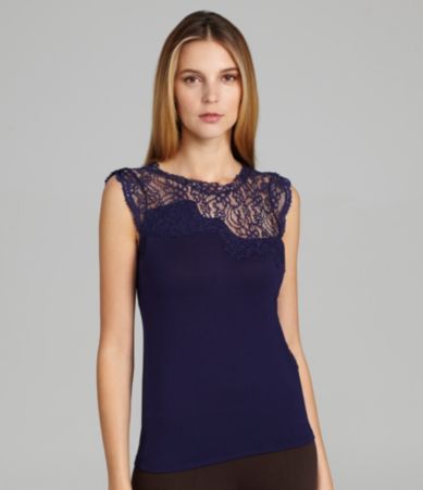 Elie Tahari Davis Knit Top  Dillards 