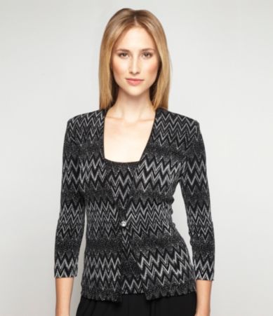 Alex Evenings Chevron Stripe Twin Set  Dillards 