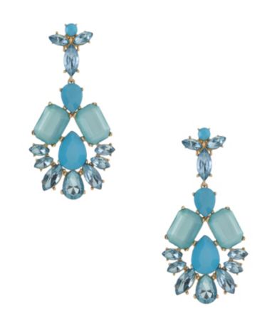 Natasha Accessories Glam Chandelier Earrings