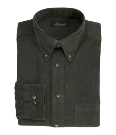 Roundtree & Yorke Casuals Solid Corduroy Sportshirt
