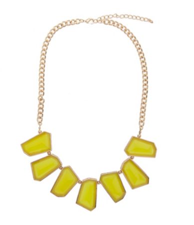 Anna & Ava Neon Geo Frontal Necklace