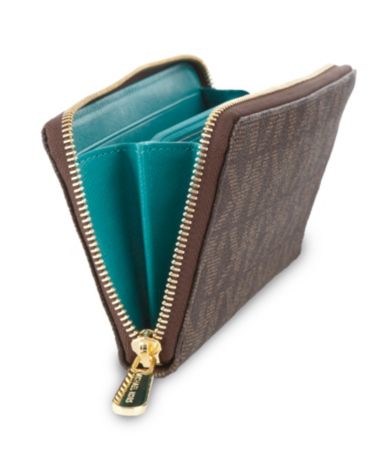 MICHAEL Michael Kors Jet Set Logo Zip-Around Wallet