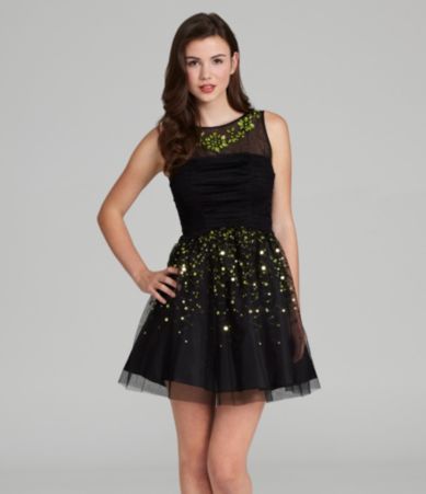 Blondie Nites Sequin Dress  Dillards 