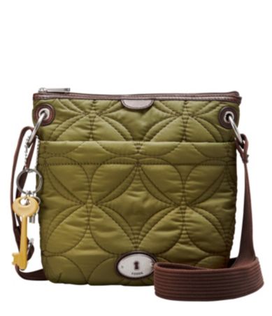 Fossil Key-Per Quilted Cross-Body Bag