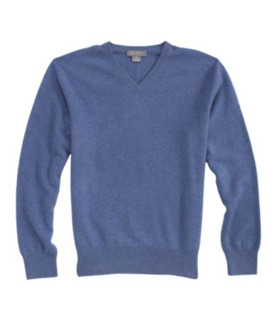 Daniel Cremieux Signature Solid Cashmere V-Neck Sweater