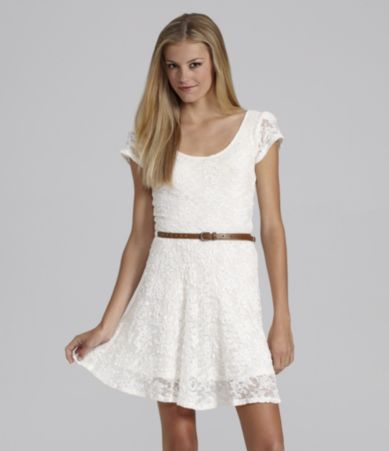 GB Cap Sleeve Lace Dress