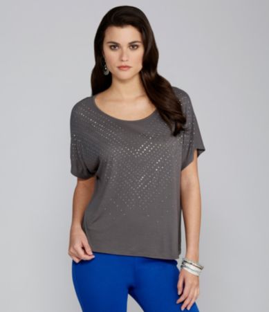 Gianni Bini Kitra Embellished Knit Top
