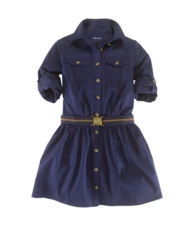 Ralph Lauren Childrenswear 7-16 Tissue Chino Shirtdress