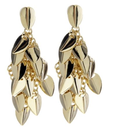 Vince Camuto Leaf Linear Earrings