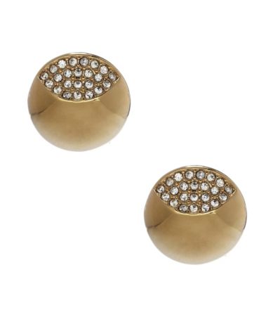 Vince Camuto Partial Pave Stud Earrings