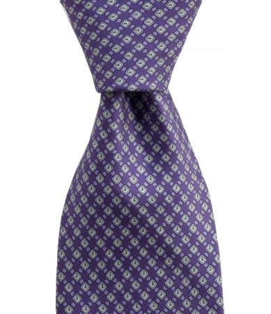 Cremieux Watch-Print Silk Tie