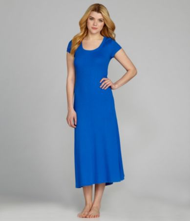 Lauren Ralph Lauren Lounge Modern Essentials Striped Maxi Gown