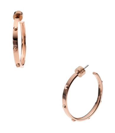 Michael Kors Screw Hoop Earrings