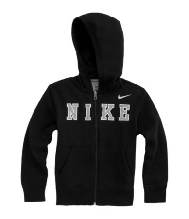 Nike 8-20 Brushed Fleece Full-Zip Hooded Sweatshirt