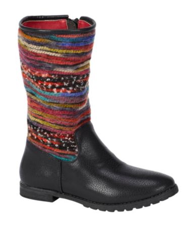 Volatile Girls Koop Sweater-Detail Boots