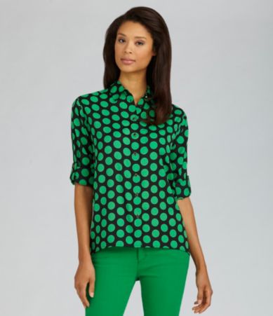 MICHAEL Michael Kors Polka-Dot Blouse