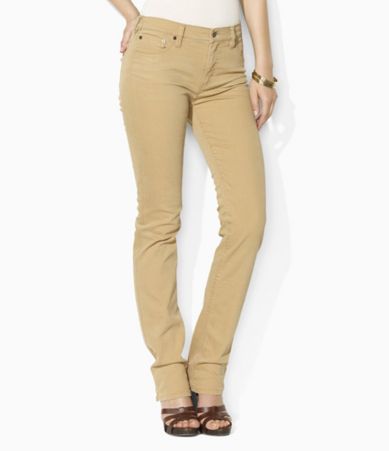Lauren Jeans Co. Slimming Classic Straight Jeans