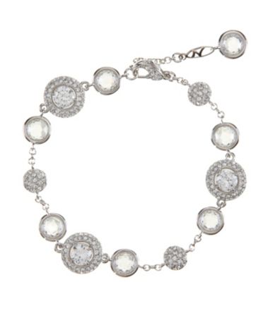 Nadri Pave Cubic Zirconia Line Bracelet
