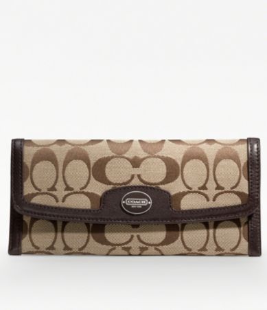 COACH LEGACY SIGNATURE SOFT WALLET